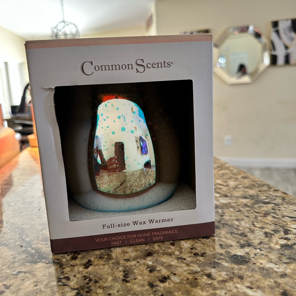 Silver Mirror Effect Wax Warmer